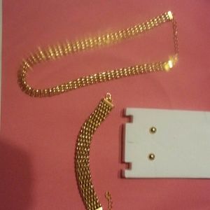 Necklace, bracelet and earrings set